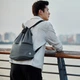 Рюкзак для ноутбука Xiaomi RunMi 90 Points Lightweight Urban Drawstring Backpack 12" Dark Grey (6972125146151) - изображение 9