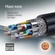 Кабель мультимедійний HDMI M to HDMI M 3.0m V2.0 4K60Hz black ColorWay (CW-CBHD079-BK) - зображення 2