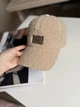 Кепка бейсболка баранчик Тедді Ugg з вушками жіноча тепла Бежевий - зображення 2