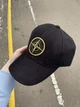 Бейсболка кепка Stone Island чорна з жовтим 57-59 - изображение 2