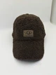 Кепка бейсболка барашок Тедді Ugg з вушками жіноча тепла Шоколад - зображення 2