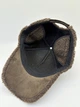 Кепка бейсболка барашок Тедді Ugg з вушками жіноча тепла Шоколад - зображення 4