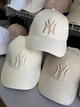 Кепка женская NY глубокая M / 55-56, Кремовый - изображение 2