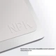 Салфетка для защиты дисплея NPK Soft Keyboard Guard для MacBook Pro/Air 13–14 дюймов белая - изображение 2