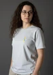Жіноча сіра вишита футболка-вишиванка з патріотичним колосочком Ноко "Перлина сіренька" XL - зображення 2