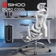 Офісне крісло Sihoo Крісло офісне з підставкою для ніг Sihoo DORO C300L Mesh White with foo (DORO-C300L-A3-102-JT) Sihoo DORO-C300L-A3-102-JT 970025 - зображення 8