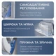 Офісне крісло Sihoo Крісло офісне з підставкою для ніг Sihoo DORO C300L Mesh White with foo (DORO-C300L-A3-102-JT) Sihoo DORO-C300L-A3-102-JT 970025 - зображення 12