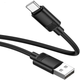 Кабель для зарядки Hoco X122 USB-A → Type-C силиконовый 1 м поддержка быстрой зарядки до 3 A Черный - изображение 4