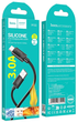 Кабель для зарядки Hoco X122 USB-A → Type-C силиконовый 1 м поддержка быстрой зарядки до 3 A Черный - изображение 6