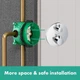 Термостат прихованого монтажу hansgrohe Ecostat S для 2 споживачів, 15758000, хром - изображение 3