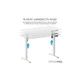 Комп'ютерний стіл OfficePro ODE1260W 1200 х 600 мм White (ODE1260W) OfficePro ODE1260W 970008 - зображення 2