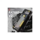 Клавиатура Ajazz AK980 V2 Maillard Switch Wireless/Bluetooth/USB UA Black/Grey/Yellow (AK980-V2-M-BGY) Ajazz AK980-V2-M-BGY 970314 - изображение 2