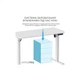 Комп'ютерний стіл OfficePro ODE1260W 1200 х 600 мм White (ODE1260W) OfficePro ODE1260W 970008 - зображення 8
