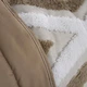 Покривало штучне хутро євро розмір 220*240 см Boho ТЕП Бежевий з білим (52320220240) - зображення 6
