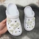 Сабо крокси жіночі Dago Style білі ЕВА з джибітсами 39р (25,5 см) 4041-3 - зображення 6