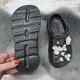 Сабо крокси жіночі Dago Style чорні ЕВА з джибітсами 40/41р (26-26,3 см) 4041-3 - зображення 7