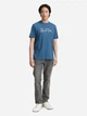 Футболка хлопковая длинная мужская Tom Tailor 1047773-38224 3XL Real Teal Blue с принтом (4069402241202) - изображение 3