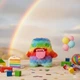 Игрушка монстр Фуглер Fuggler Радужный с зубами и языком плюшевый 19 см Разноцветный (28750) - изображение 5