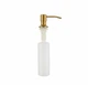 Кухонна мийка Valeso Handmade 600х500, PVD Gold (Золото) матова, з дозатором та сифоном, нержавіюча сталь (SP000051938) - зображення 6