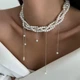 Женское колье с бусинами Pearl Lux - изображение 8