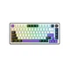 Клавиатура Hator Hellyberry HK75 Mechanical Linear RGB Wireless/Bluetooth/USB UA White/Violet (HK75_wireless) (343525) - изображение 1