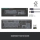 Клавіатура Logitech MX Mechanical Wireless Illuminated Performance Graphite (920-010757) - зображення 5
