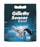 Змінні касети для гоління Gillette Sensor Excel 10 шт - зображення 1