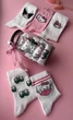 Подарочный набор носков Hello Kitty в банке, 5 пар милых носков для девочки, размер 35–40, подарок для девочки, дочери, племянницы - изображение 3