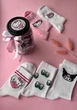 Подарочный набор носков Hello Kitty в банке, 5 пар милых носков для девочки, размер 35–40, подарок для девочки, дочери, племянницы - изображение 5