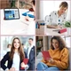 Чехол ProCase для iPad (A16) 11, 10 поколения, 10,9 дюймов, красный - изображение 7