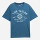 Футболка хлопковая длинная мужская Tom Tailor 1039944-38224 5XL Real Teal Blue с принтом (4069402133743) - изображение 4