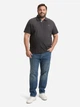 Поло длинное мужское Tom Tailor 1044827-10307 3XL Dark Shadow (4069402139417) - изображение 3