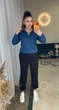 Жіночий легкий спортивний костюм (кофта+штани) Uaclothes 54-56 Синій (like36853-172801359) - изображение 1