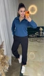 Жіночий легкий спортивний костюм (кофта+штани) Uaclothes 54-56 Синій (like36853-172801359) - изображение 2