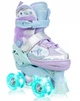 Дитячі ролики квади Raven Isla Violet LED розмір 30-33 (sk794) - зображення 1