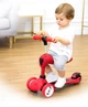 Триколісний Самокат беговел дитячий Scooter Трансформер 2 в 1 Червоний (sc1111) - зображення 6