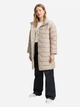 Куртка зимняя длинная женская Tom Tailor 1046599-32208 S Soft Taupe Grey (4068128869233) - изображение 3
