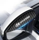 Козырек на зеркало Hyundai 175x45мм карбон (на скотче) - изображение 3