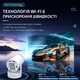 Смарт проектор с аккумулятором Android 280 ANSI HD 720P поддержка 4K wi-fi 6 Bluetooth Salange HY300 pro max plus портативный мини для дома и офиса домашний кинотеатр для фильмов и презентаций HDMI USB 180° поворот с батареей 12000 mAh белый - изображение 15