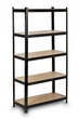 Стеллаж металлический Homart B150 150х75х30 см черный (9978) - изображение 2