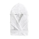 Халат махровий з капюшоном Sorema New Plus White, M - зображення 2