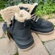 Угги зимние для девочки Clibee 27-32 черные Детские угги из экокожи на высокой подошве 27 - изображение 7