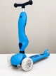 Триколісний Самокат беговел дитячий Scooter Трансформер 2 в 1 Blue (sc1120) - зображення 3