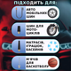 Портативний автомобільний компресор з ліхтарем Компактний електричний повітряний насос для шин авто TC - зображення 3