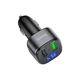FM модулятор HOCO E67, Black, Box - изображение 3
