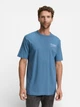 Футболка хлопковая длинная мужская Tom Tailor 1047812-38224 XL Real Teal Blue с принтом (4069402068373) - изображение 1