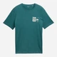 Футболка хлопковая длинная мужская Tom Tailor 1047795-14171 2XL Jasper Green с принтом (4069402034811) - изображение 5