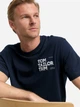 Футболка хлопковая длинная мужская Tom Tailor 1047795-10668 XL Sky Captain Blue с принтом (4069402035290) - изображение 4