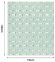 Коврик для пикника Naturehike CNK2350WS010 210х240 см Голубой с принтом (6976507661645) - изображение 2