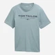 Футболка хлопковая длинная мужская Tom Tailor 1045773-27475 L Grey Mint с принтом (4068128252387) - изображение 5